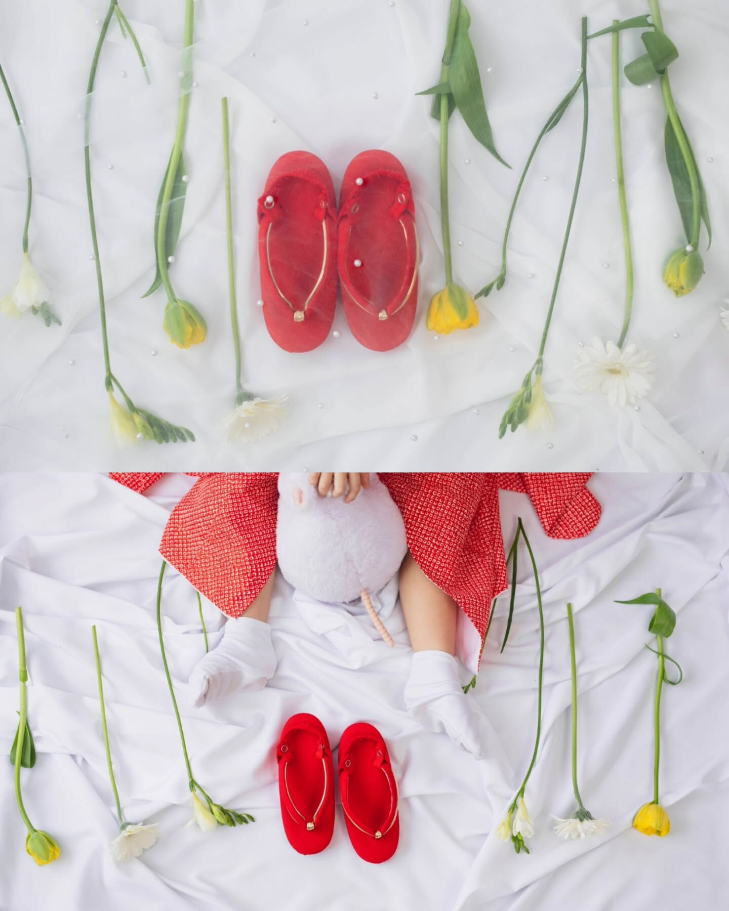 【 お花と〇〇 】